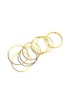Products: Circle Link Ring 30mm – Gold Stainless Steel (10pc Pack) Finesse Mediums