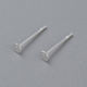 Bright Silver Earring Posts (3mm, 100pc / 50 pairs) Finesse Mediums