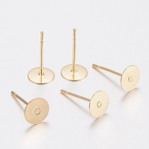 Products: Gold Earring Posts (3mm, 100pc / 50 pairs) Finesse Mediums