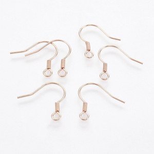 Products: French Earring Hook - Rose Gold - (20pairs) Finesse Mediums