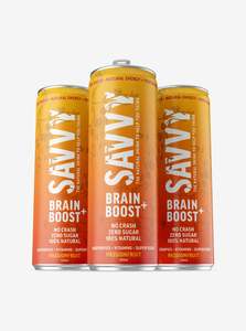 Beverages: SAVVY BRAIN BOOST Passionfruit 330ml Box of 12