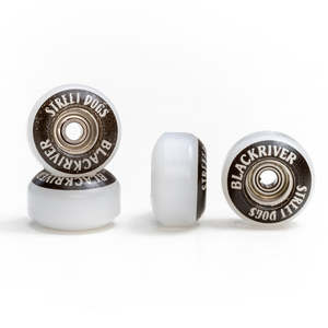 Blackriver Professional Wheels: Blackriver Wheels White Street Dogs