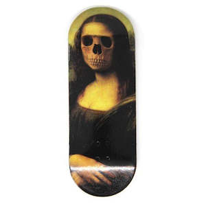 Skull Professional Decks: Mona Wooden Fingerboard Graphic Deck