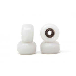 Skull Single Bearing Wheels White