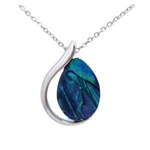 Paua Elegant Pendant Necklace