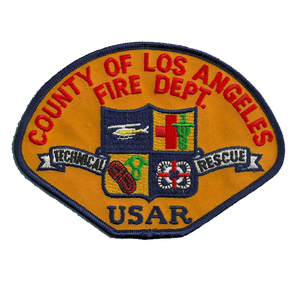 Fire Department Patches: County of Los Angeles Fire Department – USAR