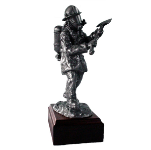 Firefighter in BA with Axe