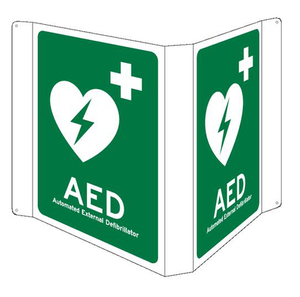 Safety Signs: AED 3D Sign
