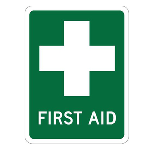 First Aid Sticker