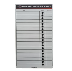 Fire Warden Gear: Magnetic Evacuation Board