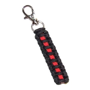 Apparel: Firefighter Paracord Keychain “Thin Red Line”