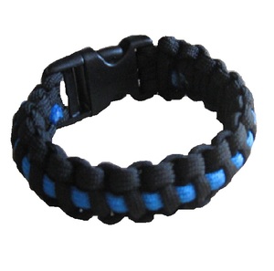 Apparel: Police Paracord Bracelet “Thin Blue Line”