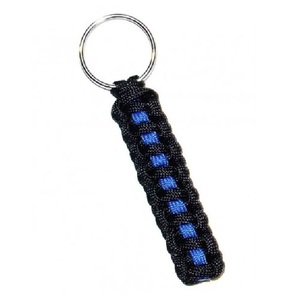 Police Paracord Keychain “Thin Blue line”