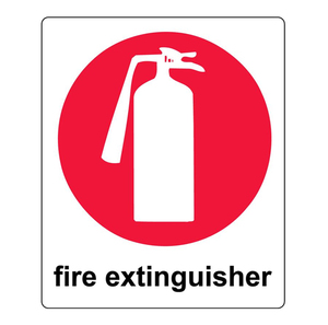 Safety Signs: Fire Extinguisher
