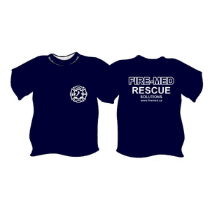 Apparel: Fire-Med Rescue Solutions T-Shirt (Navy)