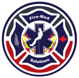 Fire-Med Solutions Sticker (Red/White)
