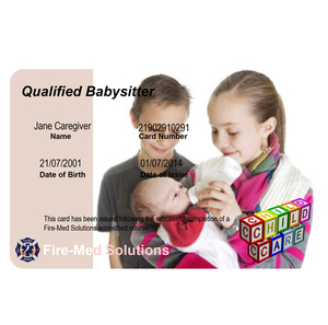 Replacement Babysitters Card