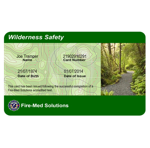 Replacement Wilderness Safety Card