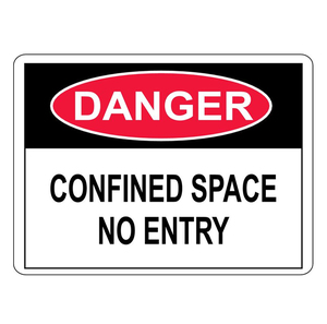 Danger Confined Space No Entry