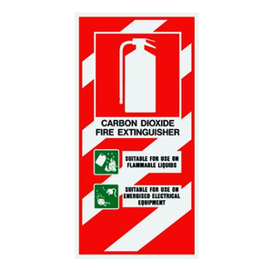 Carbon Dioxide Fire Extinguisher Blazon