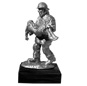 Firefighter Rescuing Child