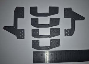 Building Hardware: Large Scale Heavy Duty Flap Hinges 55mm (6pce)