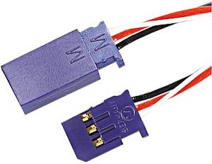 Robbe Premium High Capacity Servo Extension - 100CM 6/(12)A 0.14/0.5qmm