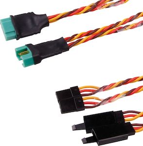 Wing Connectors Harnesses Other Accessories: Robbe MPX 2 Servo Wing Connectors (2 Pair - i.e. 2xM + 2xF)