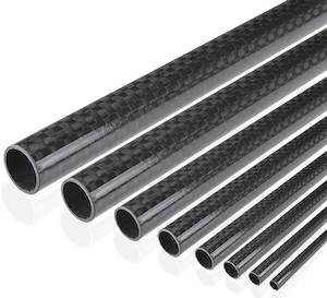 Wing Tubes Spars: Carbon Fibre Tube 12mm (10mm) x 1000m
