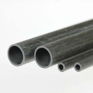 Protruded Carbon Fibre Tube 12mm (10mm) x 500mm
