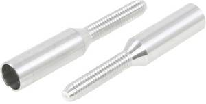 MPJet Alloy Treaded Couplers 3mm/M2.5 (4pce - 2 x Left, 2 x Right)
