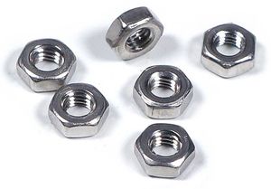Screws Bolts Nuts: Robbe Hex Screw M2.5 Nut (30pce)