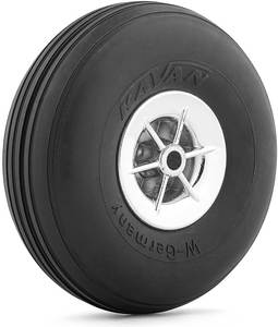 Wheels Retracts: Kavan 2.50" SuperLight Deluxe Air Wheels (2pce)