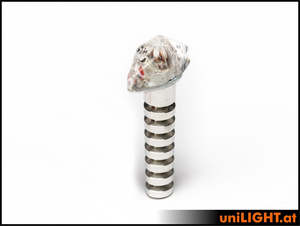 Lighting: Unilight 8mm Ultra Bright MINI Strobe Light, 20Wx2 - White