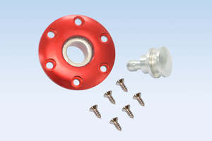 Ignition Fuel System Components: Phoenix RC Alloy Fill Line Dot w/Magnet & Vent