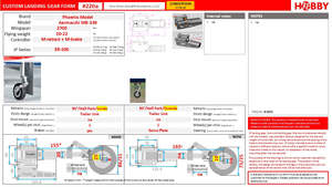 Retracts Accessories: JP Custom Made Retract Upgrade for Phoenix 2.7m Aermacchi. EXPECTED LATE JULY/AUGUST.