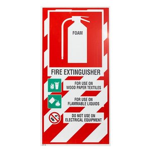 Foam Fire Extinguisher Sign - Fireco Fire Safety