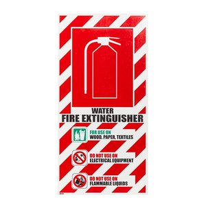 Products: Water Fire Extinguisher Sign - Fireco Fire Safety
