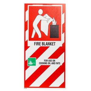 Products: Fire Blanket Sign - Fireco Fire Safety
