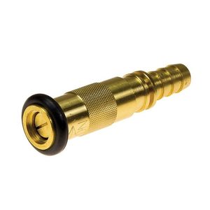 Hose Reel Nozzle - Brass - Bumper - Twist - 19mm - Fireco Fire Safety