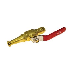 Hose Reel Nozzle - Brass - Lever - 19mm - Fireco Fire Safety