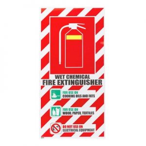 Chemical Fire Extinguisher Sign - Fireco Fire Safety