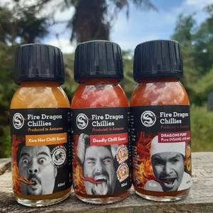 Products: Curry Night Chilli Sauce Pack 60ml - Fire Dragon Chillies
