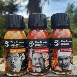 Products: Curry Night Chilli Sauce Pack 125ml - Fire Dragon Chillies