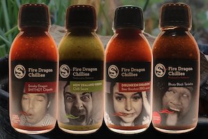 Products: BBQ HOT Sauce Pack - Fire Dragon Chillies
