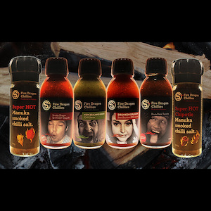 Products: Pitmaster BBQ WHAIA (4 x Sauces & 2 x Salts) - Fire Dragon Chillies