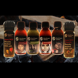 Products: Pitmaster BBQ WHAIA (4 x Sauces & 2 x Salts) - Fire Dragon Chillies