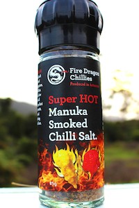 Products: Superhot Manuka Smoked Chilli Salt 100g - Fire Dragon Chillies
