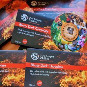 Products: Bhuty Dark Chocolate Bar - Fire Dragon Chillies