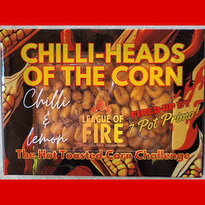 CHILLI-HEADS Hot Corn Challenge (7 Pot Primo) - Fire Dragon Chillies